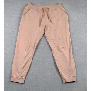 Lululemon Drawstring Cuffed Joggers Sweatpants Active Wear Mens XL Light Peach